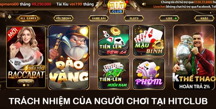 Chính sách bảo mật Hitclub đề cập đến điều gì? 